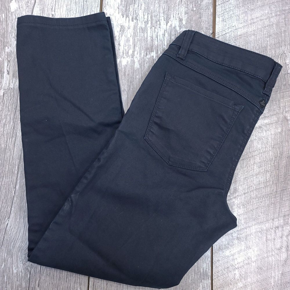 Prana Kara Jeans Womens Size 2 Gray Low Rise Narrow Leg Stretch Pants
